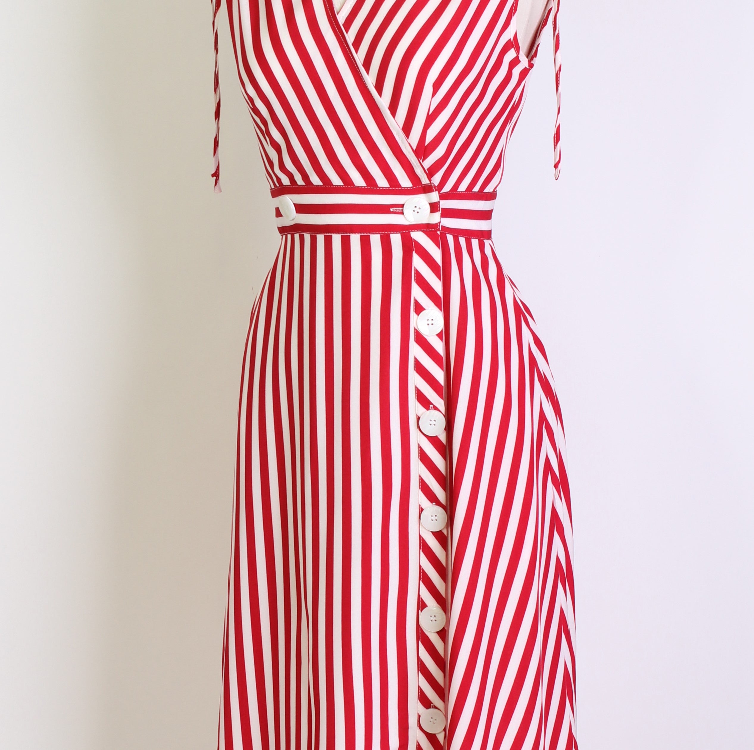 Red Striped Dress