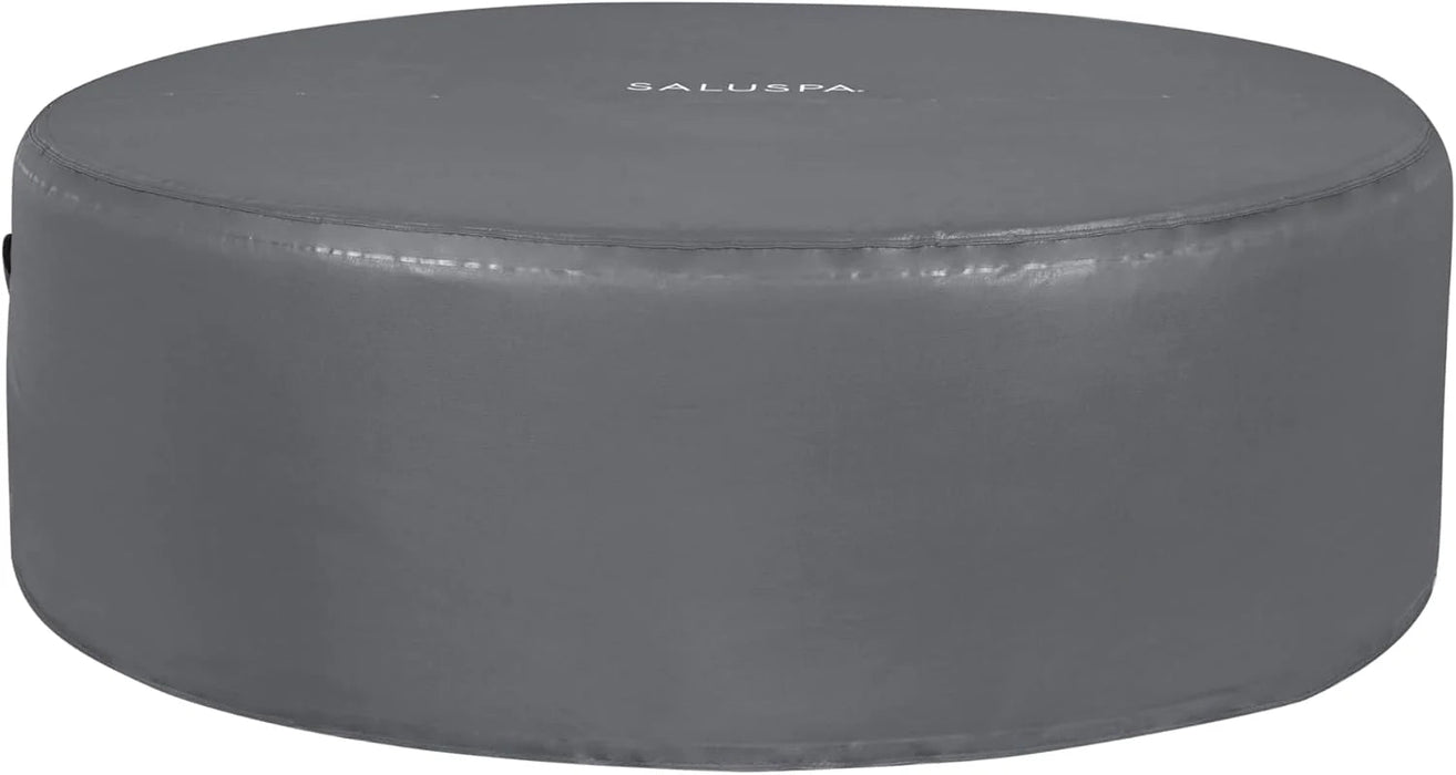 Inflatable Hot Tub Spa (71" x 26") | Portable Hot Tub with 2 Covers (1 Energy-Efficient Thermal Cover and 1 Standard Cover) | Fits Up to 2-4 Persons | Black