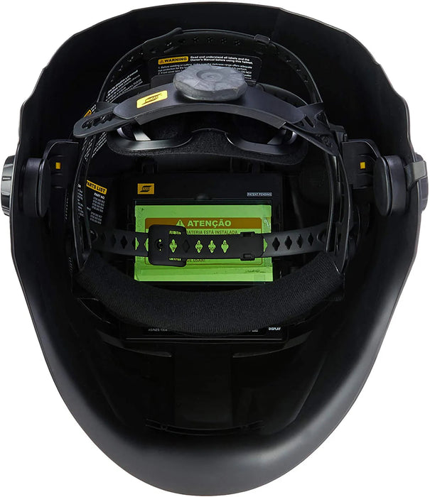 A50 Welding Helmet, Black, 3.93 x 2.36 in. (100 x 60 mm) Viewing Area.