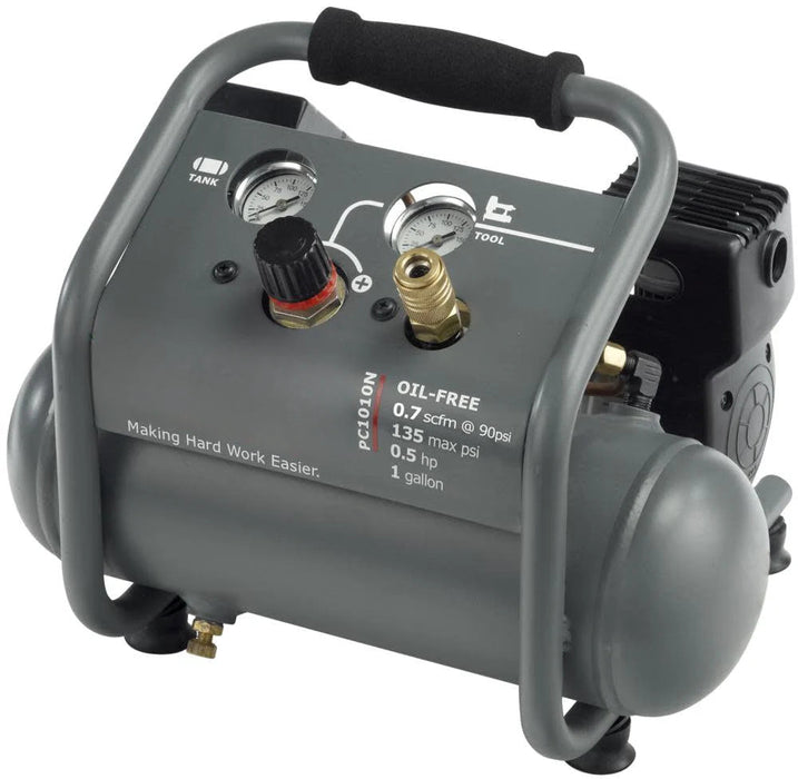 Finish/Trim Air Compressor,1 gal.,1/2 HP