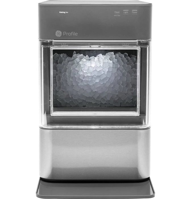 2.0 Countertop Nugget Ice Maker | Ice Machine with WiFi Connectivity | Smart Home Kitchen Essentials | Black Stainless