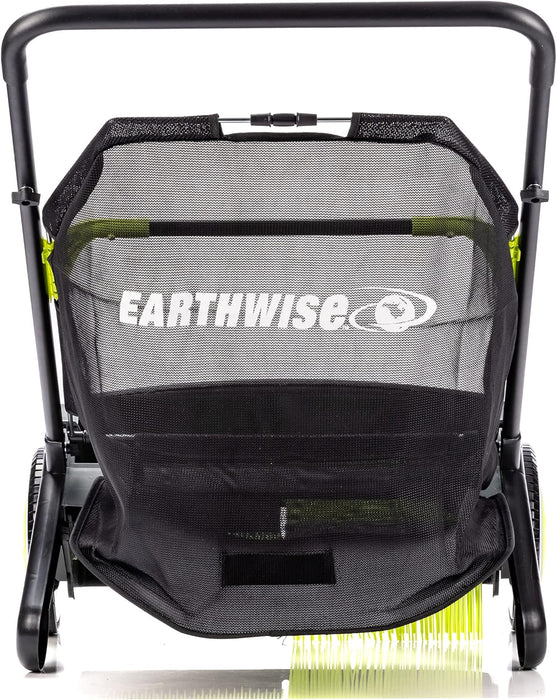 21-Inch Width Leaf & Grass Push Lawn Sweeper, Black