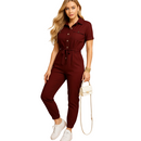 tailored jumpsuit styled for office outfit