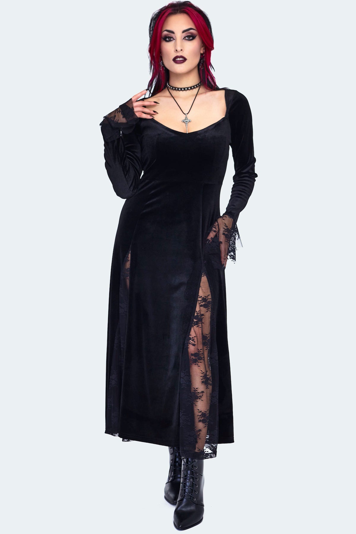 Witchy Velvet Maxi Dress