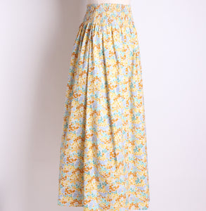 Nostalgic Floral Maxi Skirt