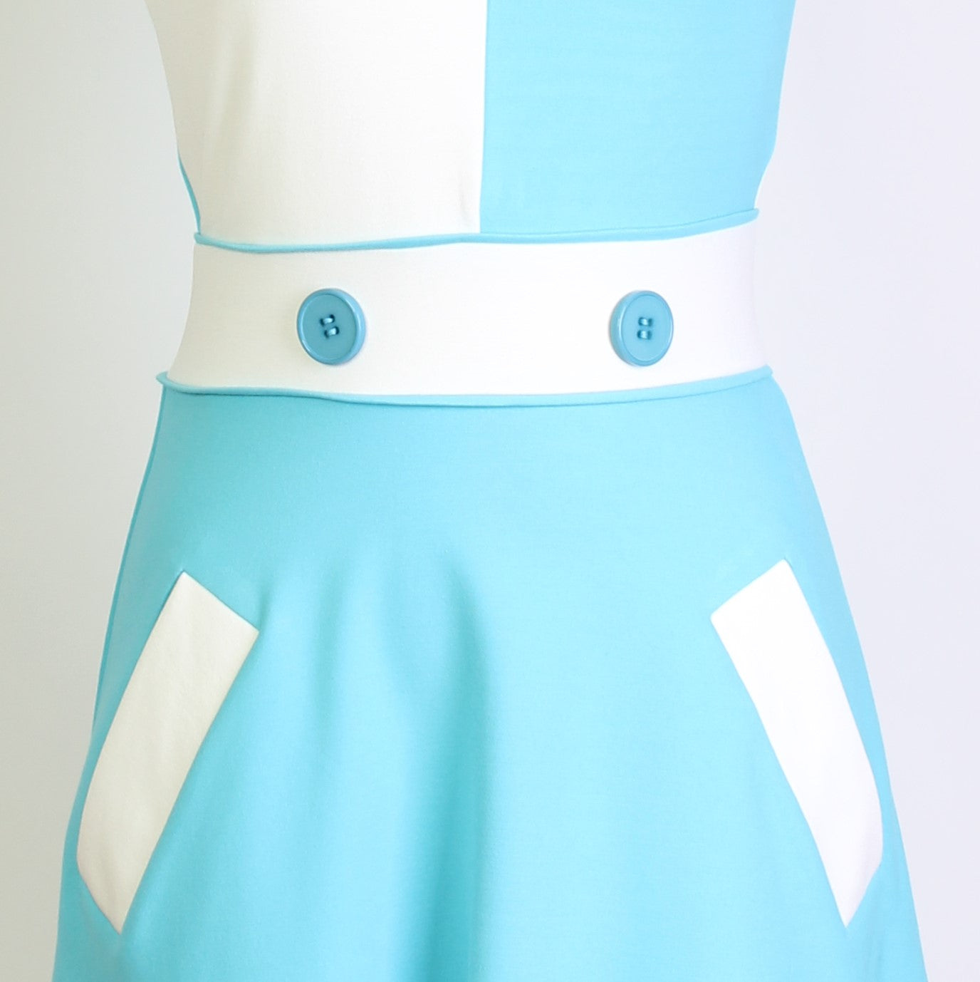 Baby Blue Mod Dress